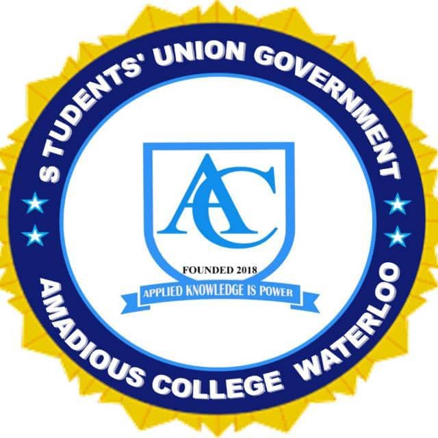 Amadious College Students' Union Government Logo